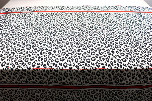 Geschmeidige Viskose mit trendigem Animal-Print als Panel Sp148271 Frank Walder Panel-Viskosestoff - Leo