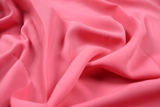 Geschmeidig fallender, transparenter Stoff für luftig-leichte DIY-Kreationen Sp148337 Organza / Chiffon Blusen-Chiffon - Piggy Pink
