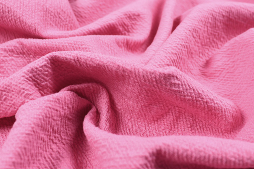 Super stretchiger, weicher Stoff mit Struktur Sp148370 Stm Frank Walder Stretch-Musselin - Pink