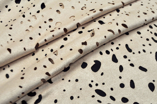 Stretchiges, leichtes Lederimitat mit Löchern - total im Trend! Sp149042 Wildleder Gelocht S4 Kunstleder Wildleder gelocht - SandGelochtes Kunstleder