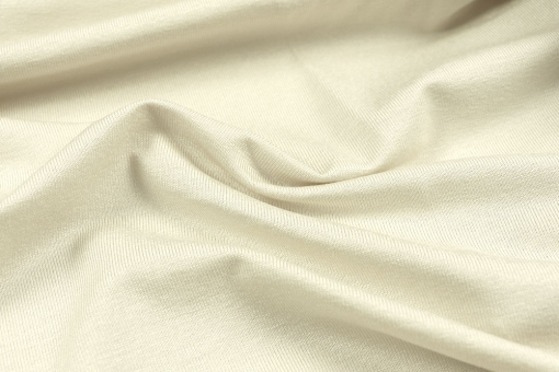 Einfarbiger Jersey aus geschmeidiger Viskose und Elasthan Sp155052 Frank Walder Viskosejersey - Creme