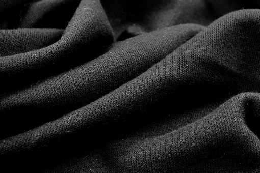 Geschmeidiger, elastischer Stoff mit Viskose-Anteil Sp155071 Sonderposten Bekleidungsstoffe Strickstoff mit Viskose-Anteil - Schwarz