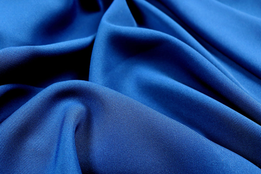 Einfarbiger Bekleidungsstoff, pflegeleicht aus Polyester, in tiefem Blauton Sp155125 Bekleidungsstoff - Deep Blue - 1,0 Meter