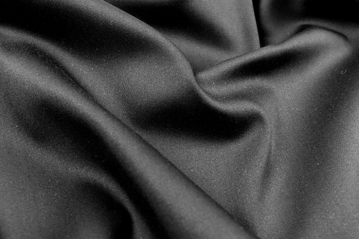 Bequemer Bekleidungsstoff in tiefem Schwarz Sp155134 Hosenstoff Stretch - Schwarz - 1,0 Meter