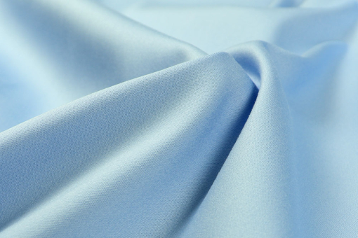 Bequemer Bekleidungsstoff in sommerlichem Blauton Sp155146 Elastikstoffe Hosenstoff Stretch - HellblauLeicht elastischer Hosenstoff in hellem Blau