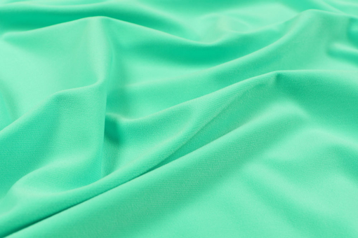 Extrem dehnbarer Stoff in frischem Mint Sp155156 Frank Walder Bekleidungsstoff - Super Stretch - MintMintfarbiger Bekleidungsstoff mit Stretch-Anteil