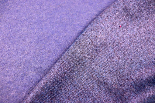 Bekleidungsstoff mit Schurwoll-Anteil, hält herrlich warm und sieht zudem richtig toll aus! Sp155192 Sonderposten Bekleidungsstoffe Wollmix - Loden-Style - Lavendel