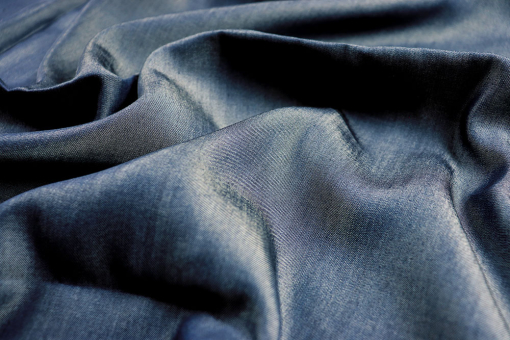 Natürlicher Stoff in typischem Denim-Look für luftige Blusen und mehr Sp155383 1 Sonderposten NEU Blusenstoff Jeans-Style - Lyocell