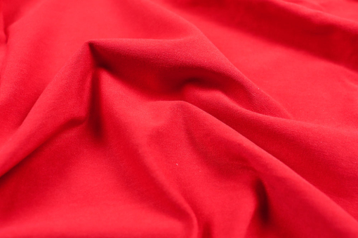 Herrlich weicher Jersey aus Viskose und Elasthan - bequem, modisch, zum Top-Preis! Sp155409 Uni Viskosejersey - Rot