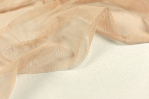 Geschmeidig, luftdurchlässig, super stretchig! Günstiger Netzstoff für verschiedenste Einsatzgebiete Sp163015 Mesh(1) Tüllstoffe Stretch-Mesh - ultrafein - NudeHautfarbenes Mesh