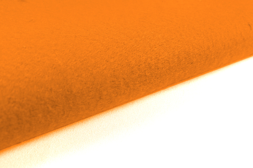 ANGEBOT! Ca. 1,5 mm starker Filz in B-Qualität, zum Top-Preis! Sp169013 Filz Orange Filz Filz 90 cm - Orange - B-WareOrangefarbener Filz-Stoff