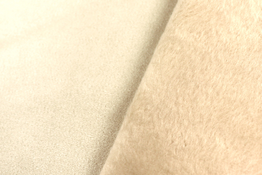 Wildlederimitat mit Fleece-Rückseite – weich, warm & besonders komfortabel Sp170016 Wildleder Fell Rueckseite Creme Kunstleder Wildleder mit Fleece-Rückseite - Creme Wildleder mit Fleece-Rückseite in Creme
