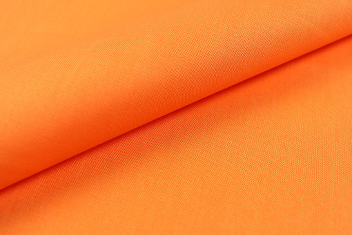 Edelbehandelte Baumwolle - ein besonders feiner, stabiler Cretonne! Sp174005 Baumwollstoff Orange S4 Juni Baumwollstoff mercerisiert - OrangeOrangefarbener Baumwollstoff