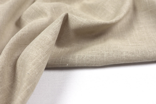 Baumwollmix im Leinenlook für gemütliche Gardinen mit Stil! Sp174047 Gardinenstoff Sand Gardinen transparent Gardinenstoff in Leinenoptik - NaturNaturfarbener Gardinenstoff