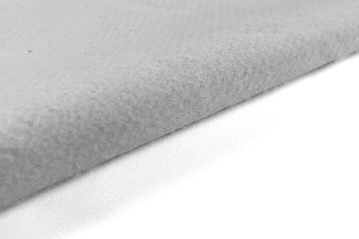 Feiner, leichter Filz aus Naturfaser - 45 cm breit und 1 mm stark! Sp175 Viskose Filz Hellgrau Filz Klassik Viskose-Filz - Meterware - Hellgrau - 45 cmGrauer Viskosefilz