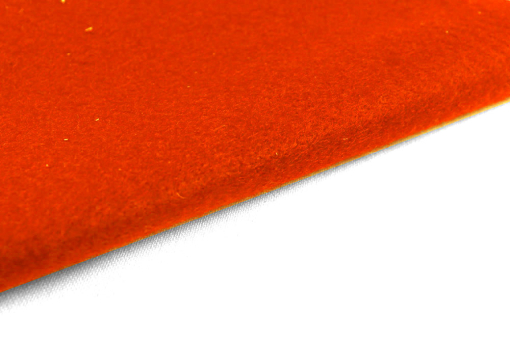 Feiner, leichter Filz aus Naturfaser - 190 cm breit und 1,5 mm stark! Sp175 Viskose Filz Rot(1) Filz Meterware Viskose-Filz - Feuer-Rot - 190 cmRoter Filz