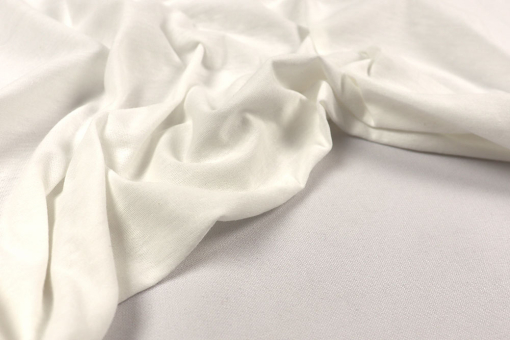 155 cm breit, locker-leicht, ohne Kunstfaser - ein Spitzenstoff zum kleinen Preis! Sp176008 Jersey Creme 1 Uni Leichter Jersey aus reiner Baumwolle - CremeJersey in Creme