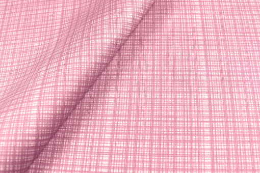 Karierter Deko-Satin für Gardinen, Bettwäsche und vieles mehr - überbreite Ware zum Spitzenpreis! Sp177017 Dekostoff Karo S4 Dekostoffe Karos Dekostoff - Multikaro Rosy - 280 cmDekostoff mit Karos