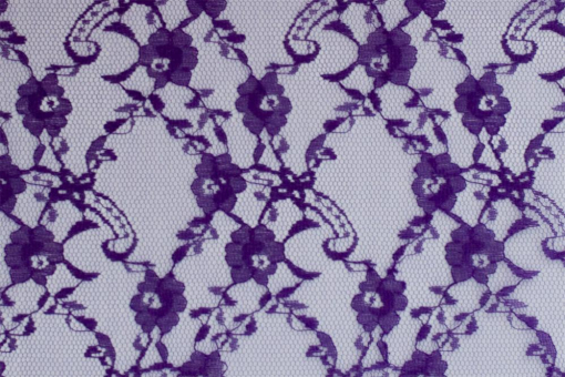 Stoffe Spitze Purple 1000 Z1 Spitze - Lila - 1,0 Meter Lila