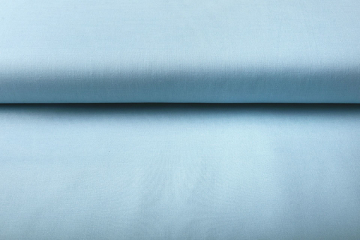 Elastische Popeline für bequeme Kleidungsstücke, die jede Bewegung mitmachen Stretch Popeline Hellblau S4(1) Uni Bekleidungsstoffe Baumwoll-Popeline - Stretch - Uni Hellblau