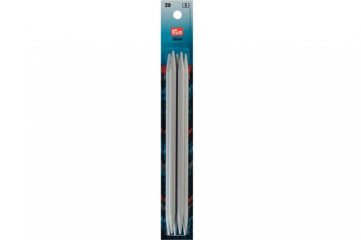 Strumpfstricknadeln Alu 218645 Z1 Stricknadeln Strumpfstricknadeln Prym 20 cm - 7,0 mm Grau KST