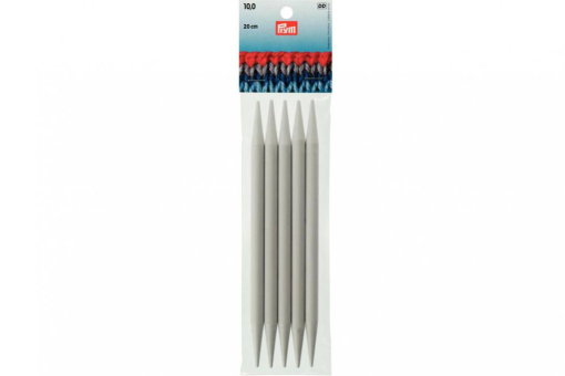Strumpfstricknadeln Alu 218652 Z1 Nadeln Strumpfstricknadeln Prym 20 cm - 10,0 mm Grau KST