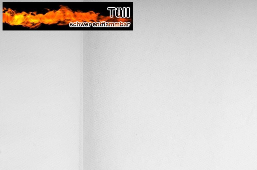 Tuell B1 Weiss S4 1000 Z1 Tüllstoffe Tüll schwer entflammbar - Weiß - 2,0 Meter