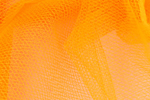 Tuell Neonorange S4 1000 Z1(1) Tüllstoffe Feintüll - Neon Orange - 1,0 Meter Neon Orange