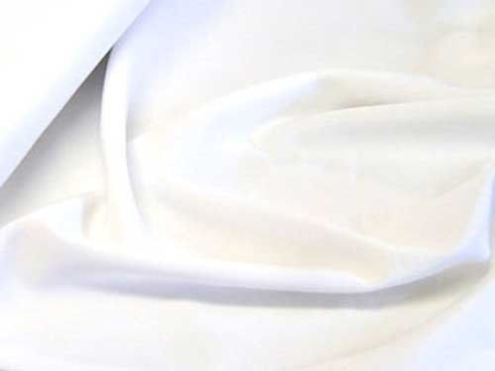 Uni Weiss Z1 Sonstige Stoffe - Stücke Tischdeckenstoff 280 cm - Weiß - 2,0 Meter