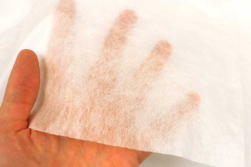 Wasserlösliches Stickvlies, geeignet für fast alle Stoffe Vl1018 Soluvlies Hand Vlies Einbügel-/Nähvlies Soluvlies - 90 cm - WeißWeißes Vlies