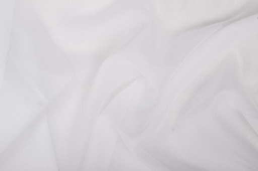 Voile Bleiband Weiss S4 Z1 Stoffreste Voile 300 cm - Weiß - 1,0 Meter Weiß