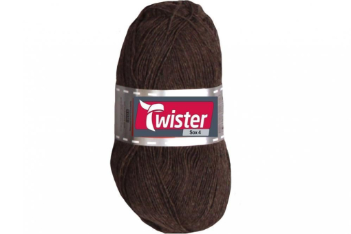 Wo10090088 Twister Sockenwolle 100 G Braun Z1 Sockenwolle Twister Sockenwolle 100 g - uni Braun