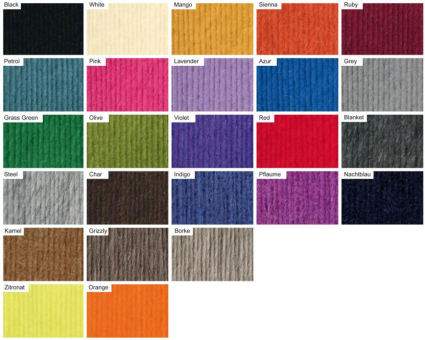 Hochwertiges Garn, perfekt zum Strickfilzen, mit einer Lauflange von 50 m Wo1028washfilzt Mit Z1 Wolle zum Filzen Wash+Filz It! Uni - 50 g