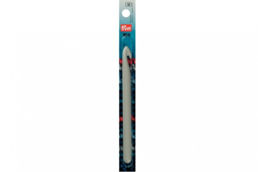 Woll Haekelnadeln O. Griff Kst 218503 Z1 Häkelnadeln Woll-Häkelnadeln Prym 14 cm - 10,0 mm Grau - o. Griff KST