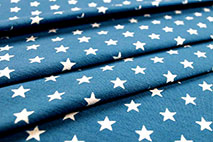 A - Bekleidung- Jersey Sterne Bekleidungsstoffe Jersey Stoffe Sterne Sterne
