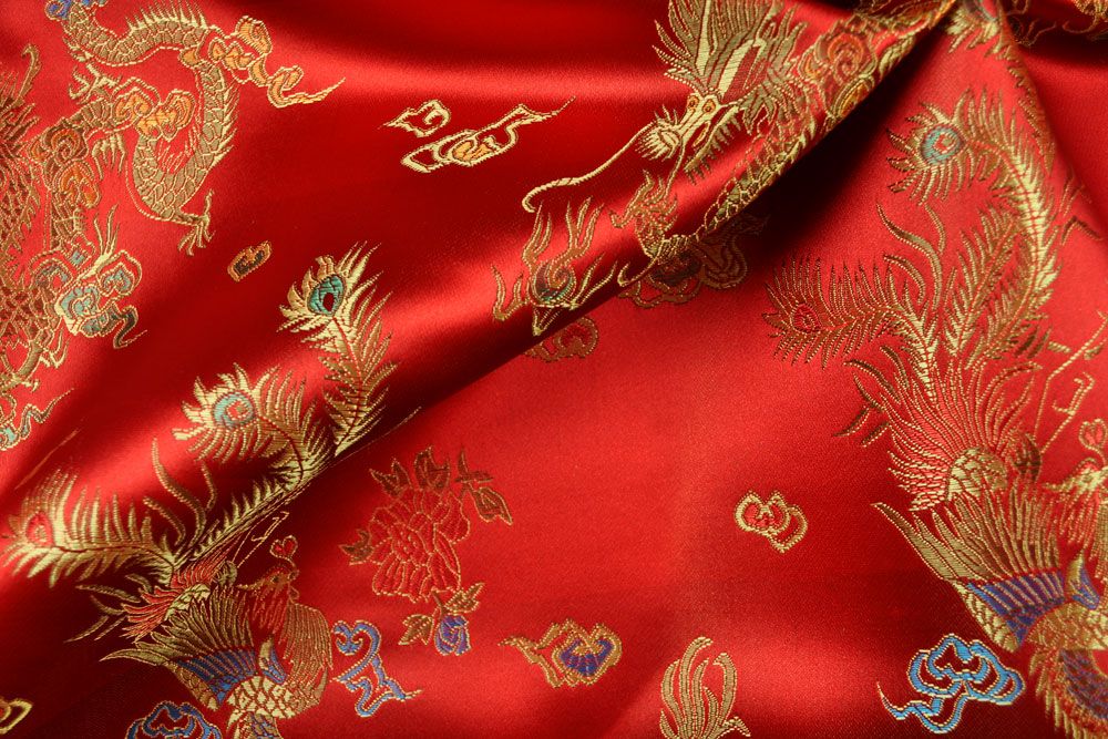 A - Stoffe China Seidenimitat China Seidenimitat Stoffe S4y China Seidenimitat