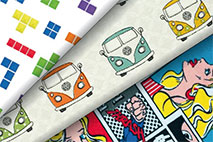 A - Deko-Stoffe Dekostoffe Retro Deko Stoffe Retro Dekostoffe Retro