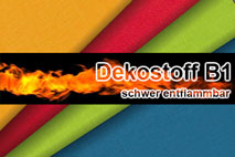 A - Deko-Stoffe Dekostoffe Uni - schwer entflammbar Deko Stoffe Schwer Entflammbar Uni Dekostoffe Uni - schwer entflammbar