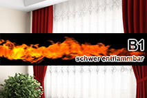 A - Gardinen - Meterware Gardinen Übergardinen B1 schwer entfl. Gardinen Vorhangstoffe Meterware Uebergardinen B1 Schwer Entflammbar Übergardinen B1 schwer entfl.