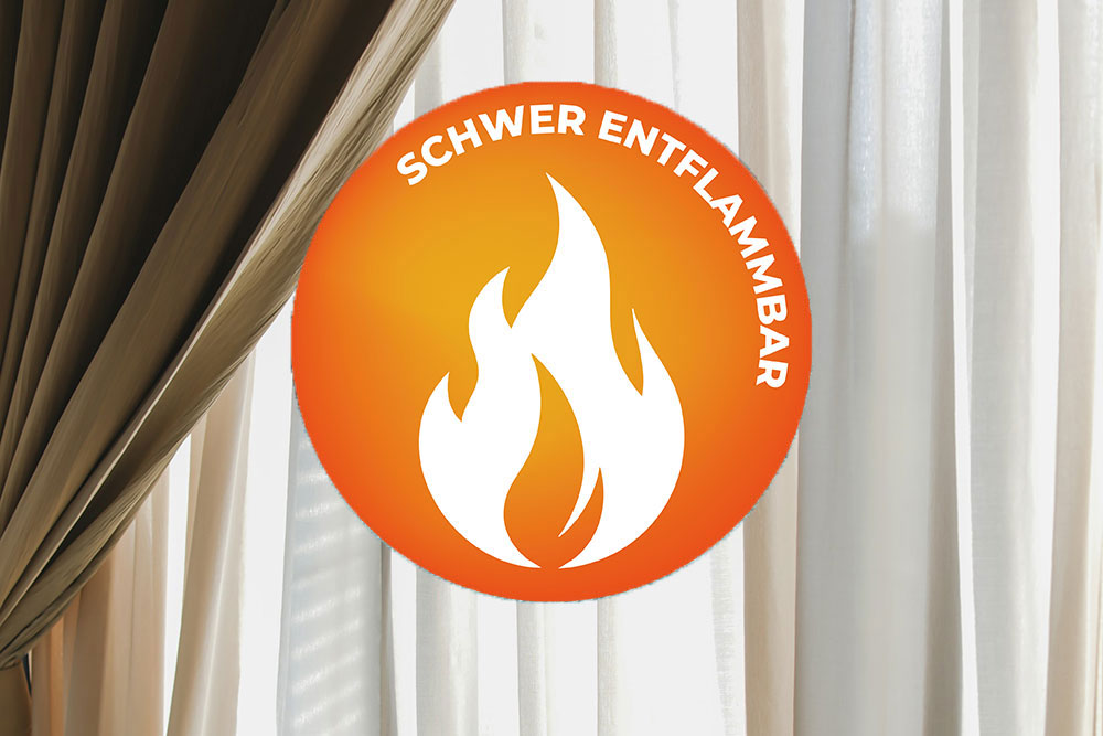 A - Gardinen - Meterware Gardinen Übergardinen B1 schwer entfl. Uebergardinen Schwer Entflammbar 4y Übergardinen B1 schwer entfl.