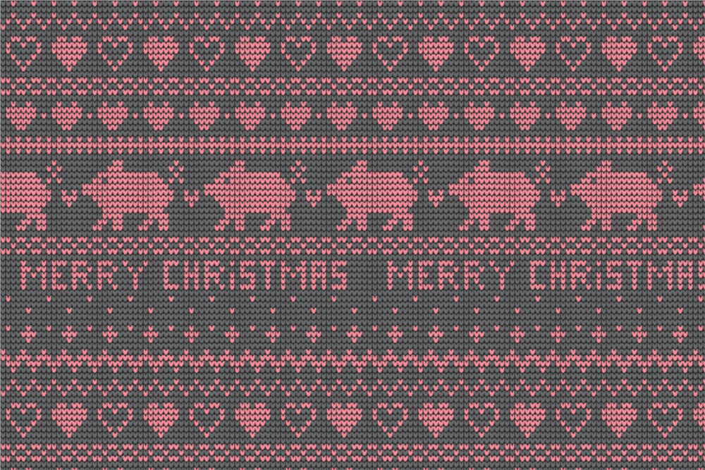 Wellness-Fleece - Collection Norway - Piggy Christmas 
