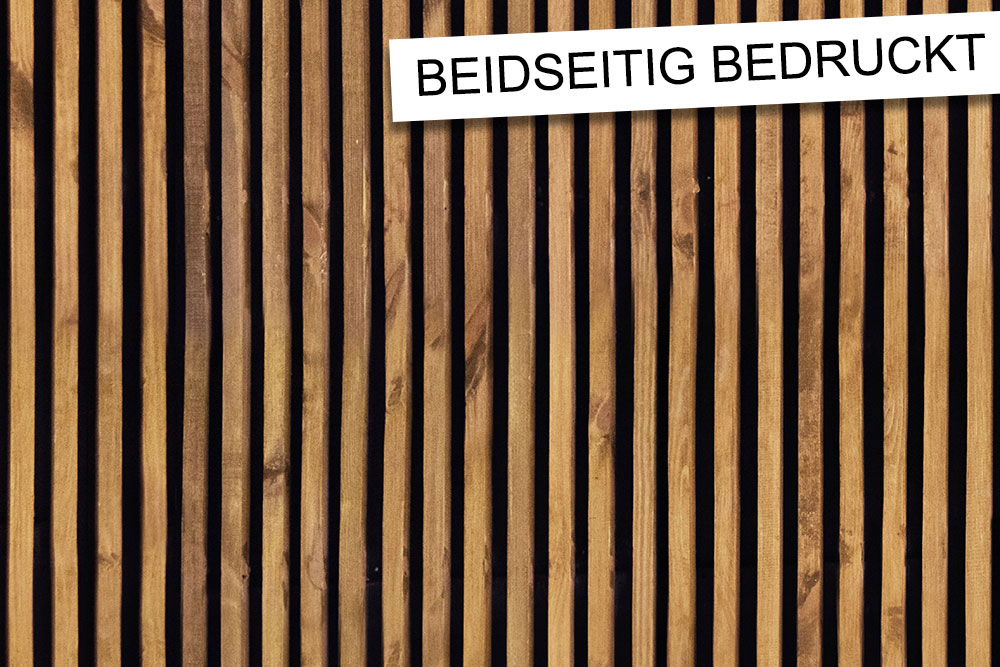 Akustikpaneel Tisch - Holz-Paneele - 160 x 50 cm - inkl. Befestigung 
