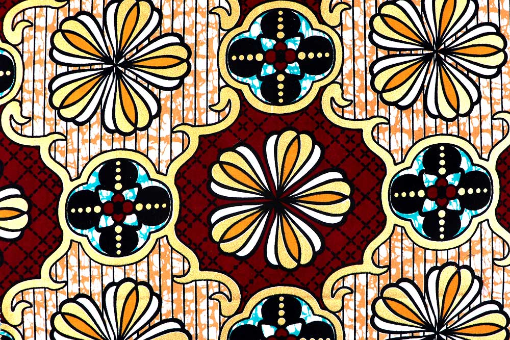 African Waxprint - Baumwolle - Doka 