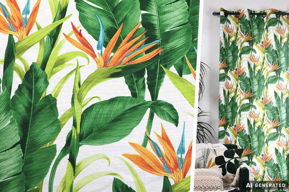 Baumwoll-Dekostoff - Tropic Jungle - 280 cm 
