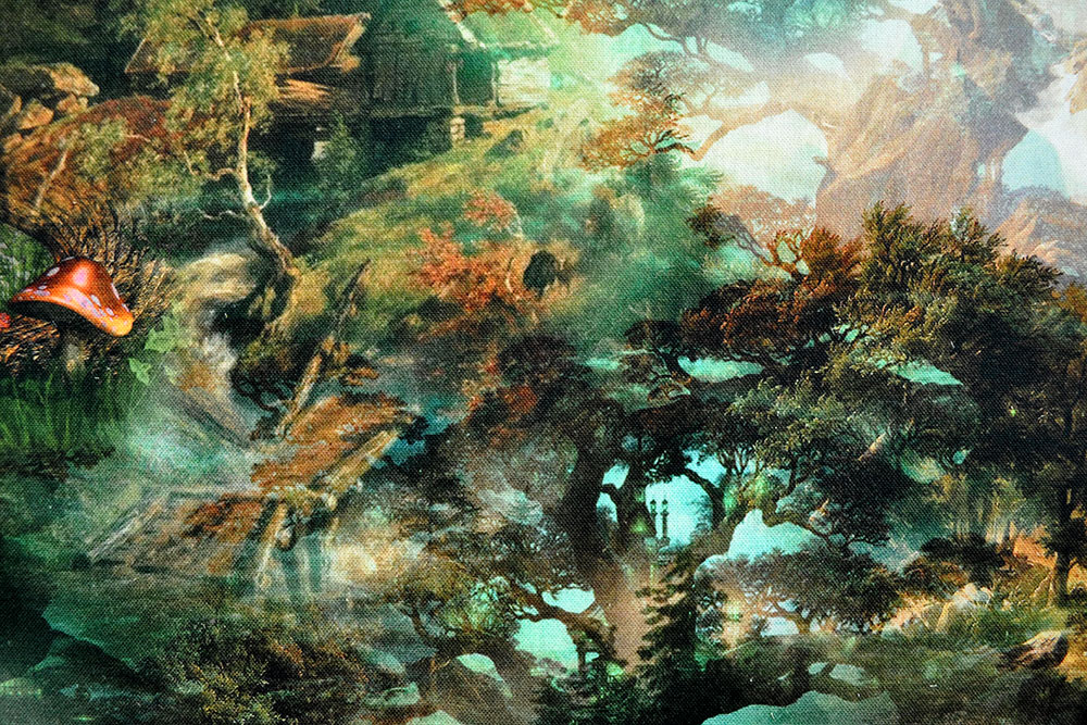 Dekostoff Digitaldruck - Fairytale Forest - 1,0 Meter 