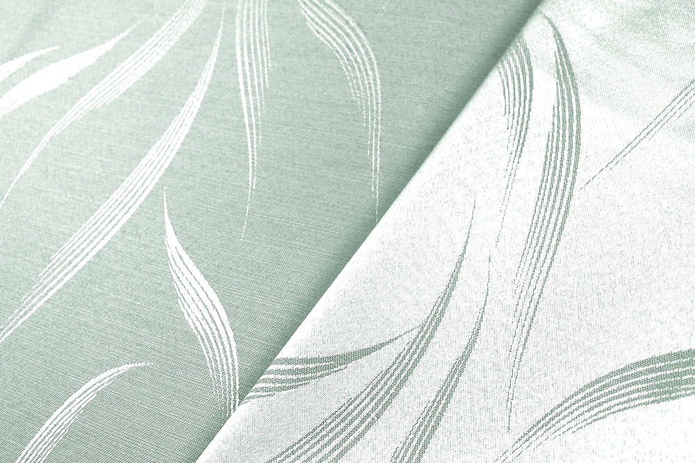 Dekostoff Jacquard - Waves - Salbei Light 