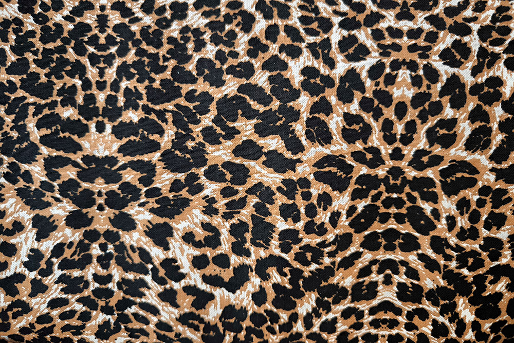 Baumwollstoff - Brown Leo 
