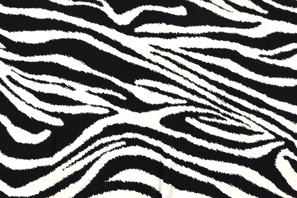 Viskosestoff - Zebra - 1,0 Meter 