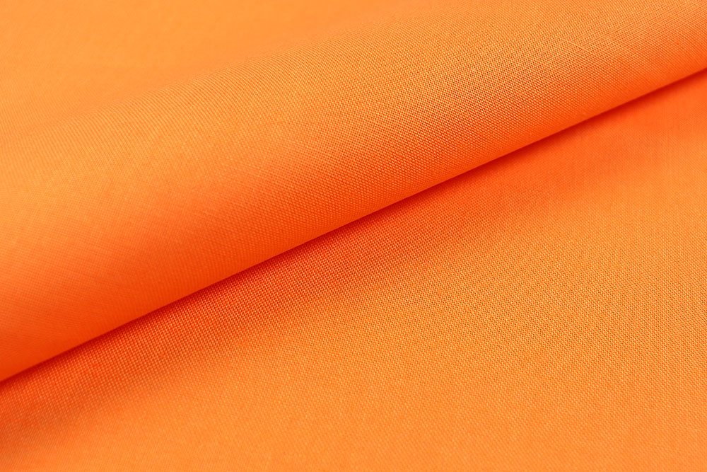 Baumwollstoff mercerisiert - Orange 