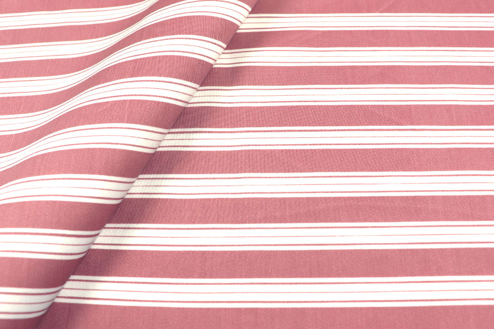 Dekostoff - Streifen Dusty Rose - 280 cm 